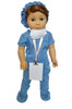 Blue Inspiring Doctor Set For American Girl Dolls