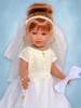 2021 Lace Top Communion Gown Allegra with Accessories Fits 18" Dolls