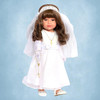 Handmade 18 Inch Doll First Communion Gown Set – Dress, Veil, Rosary, Bible, Cross Necklace, Tights & Shoes | My Brittany’s®- FREE SHIPPING