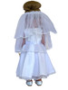Handmade 18 Inch Doll First Communion Gown Set – Dress, Veil, Rosary, Bible, Cross Necklace, Tights & Shoes | My Brittany’s®- FREE SHIPPING
