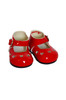 Red Heart Mary Janes For 15" and 18" Dolls