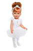 White Swan Ballerina Outfit Fits 18 Inch Dolls