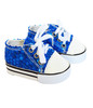Coming Soon- Blueberry Blue  Sequin Shoes Fits 18 Inch Fashion Dolls