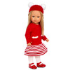 Winter Wonderland Doll Dress and Hat Set - Fits 18" Kennedy and Friends Dolls and other 18 inch dolls