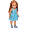 18 Inch Doll Clothes-Stylish and Breezy Blue Summer Sun Dress for 18 Inch Kennedy and Friends Dolls