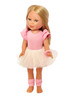 Enchanting Elegance: Sparkle and Twirl with the Pink Ballerina Outfit for 12-14.5 Inch Dolls
