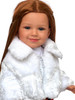 18 Inch Doll Clothes- White Fur Jacket Fits 18 Inch Dolls