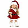18 inch doll santa dress