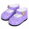 My Brittany's Lavender Heart Mary Jane Shoes for 18 Inch Dolls – Classic Patent Dress Shoes with Buckle Strap