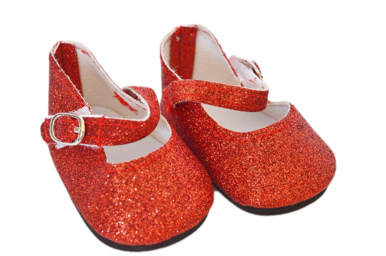 little girl red sparkle shoes