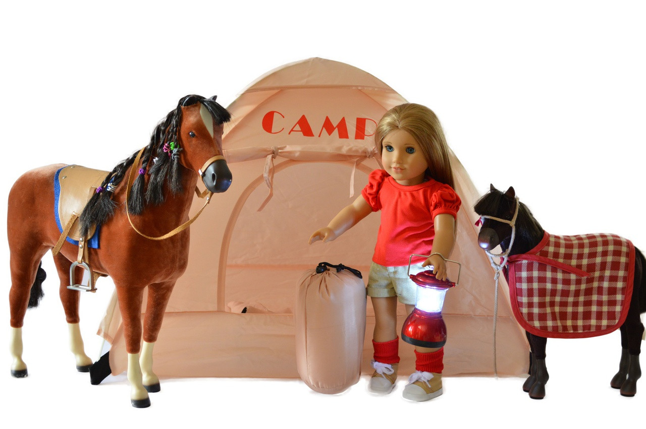 american girl camping set