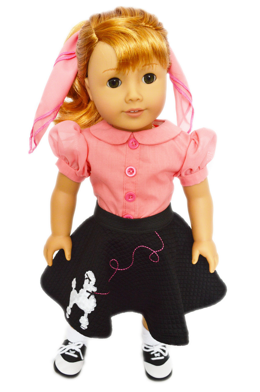 american girl doll poodle skirt