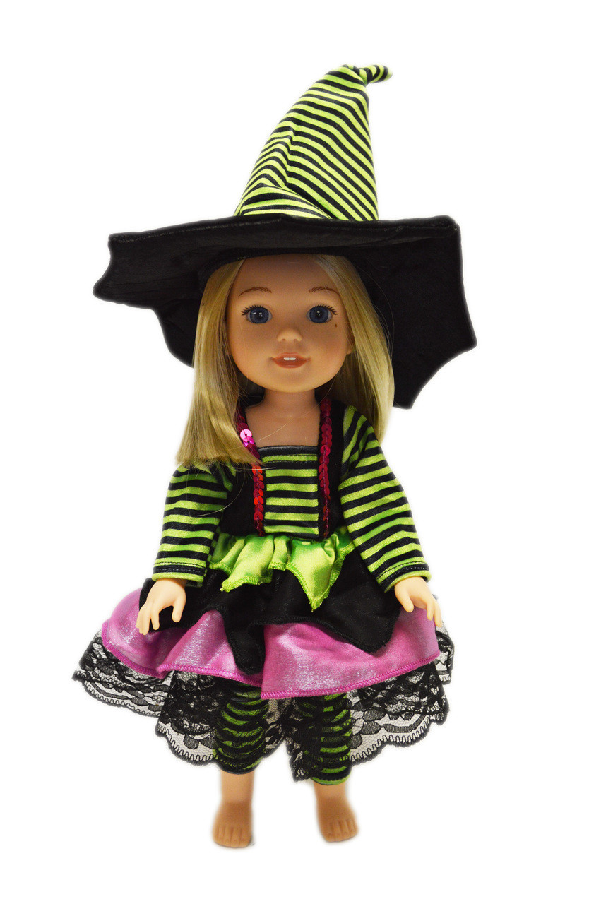 american girl doll witch costume