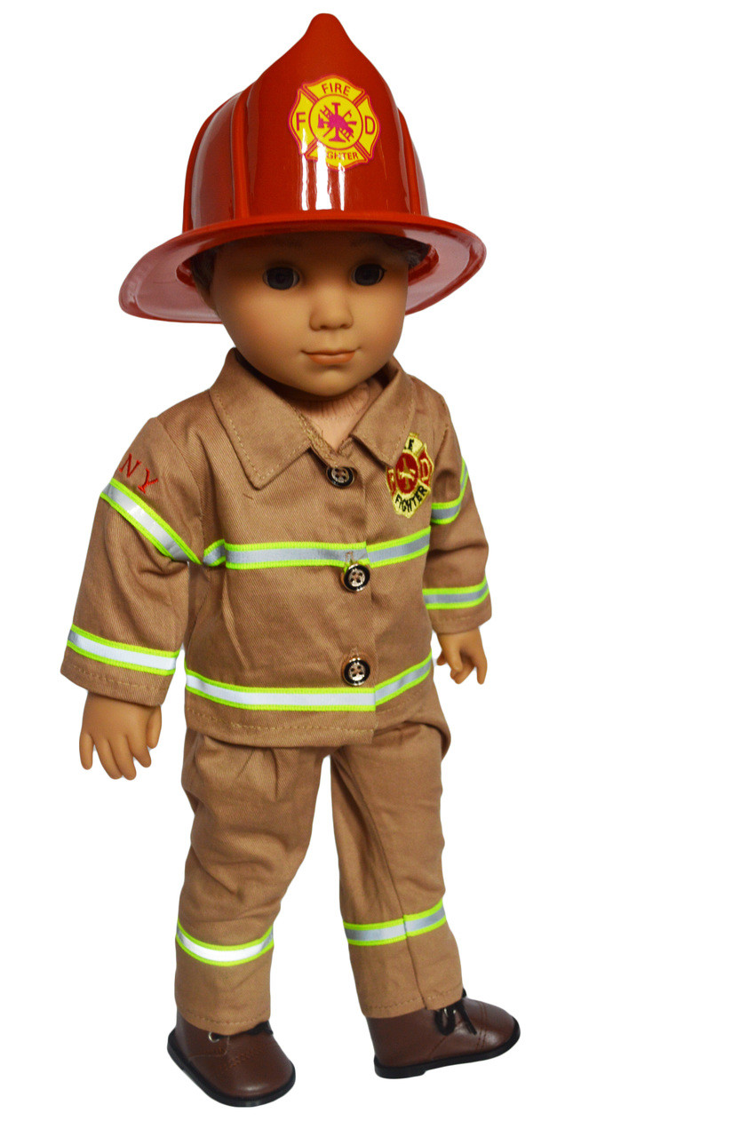 My Brittany's Fireman with Hat for American Girl Boy Dolls