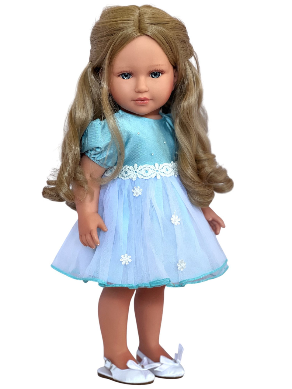 blue easter dress girl Bashful Bunny Knit Empire Dress Bailey Boys 4T