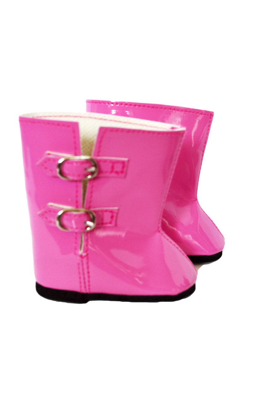 Pink Rain Boots for American Girl Dolls1