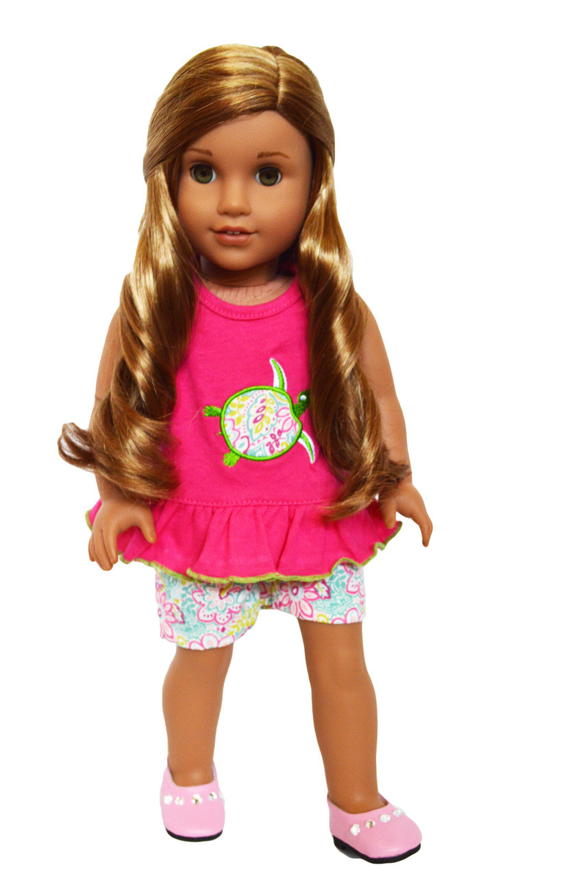 Watermelon Splash Outfit For American Girl Dolls 18 Inch Doll Clothes