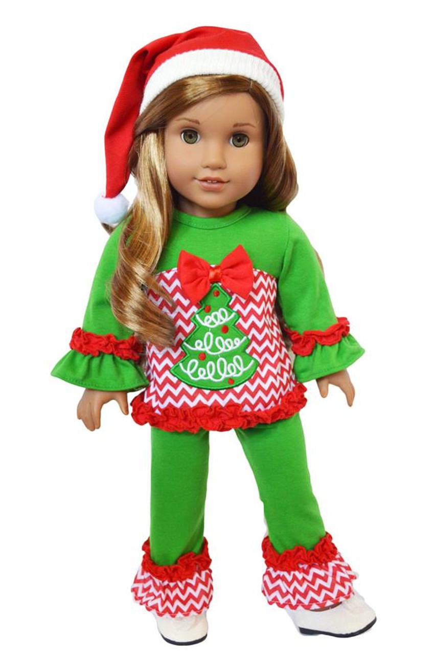 Oh Christmas Tree Lounge Set For American Girl Dolls