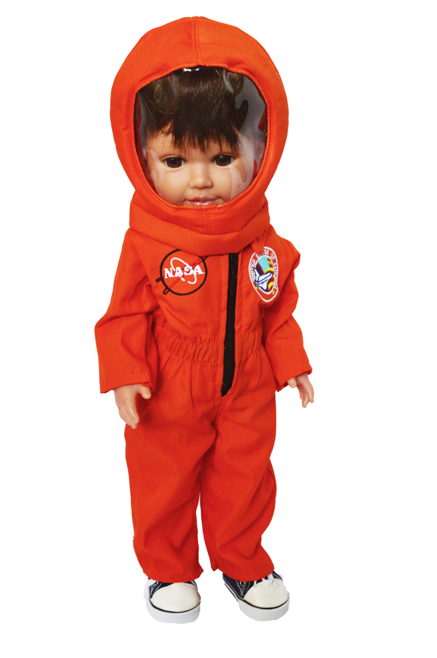 My Brittany's Orange Nasa Astronaut Outfit for American Girl Dolls- 18 Inch  Doll Clothes