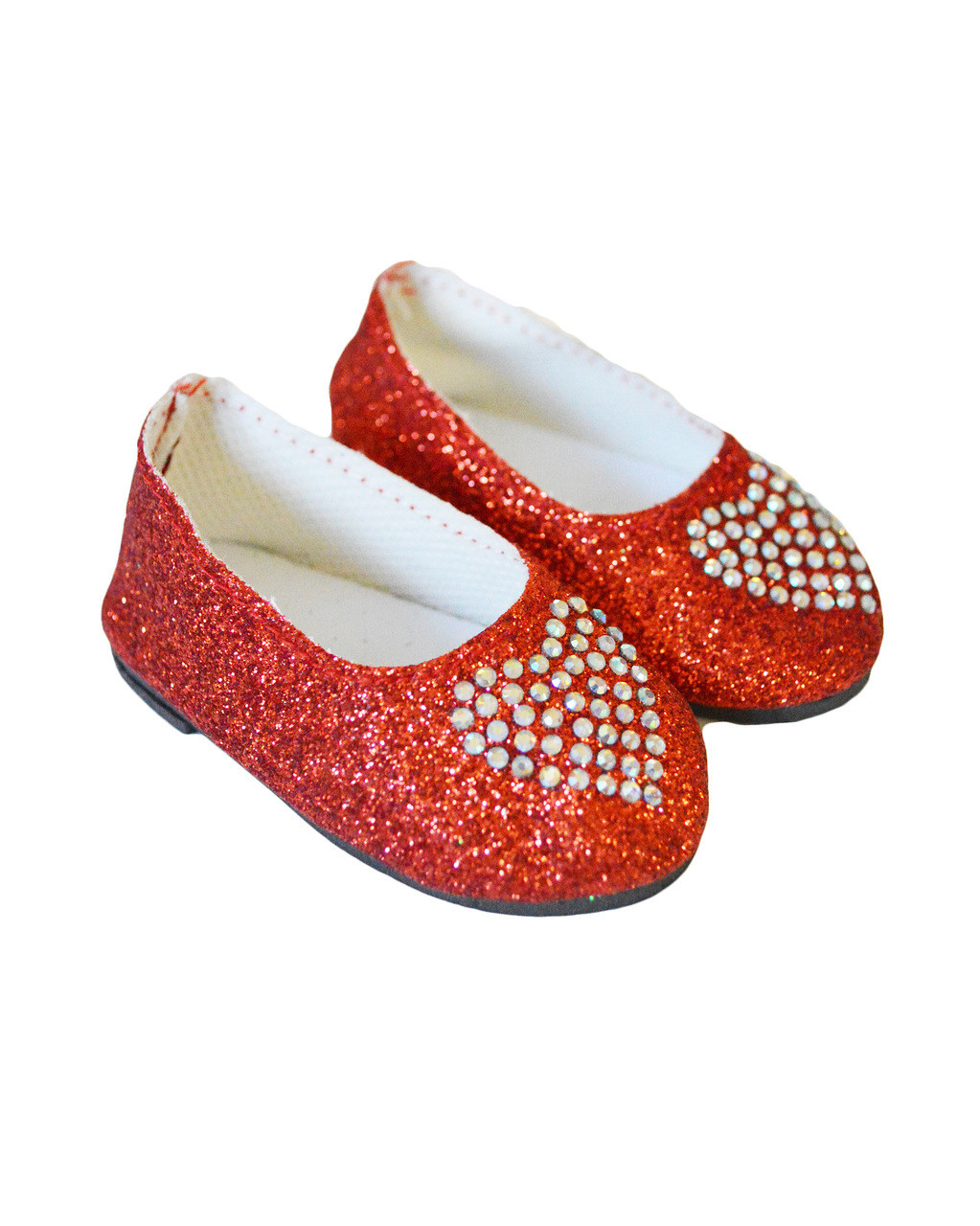 red doll shoes