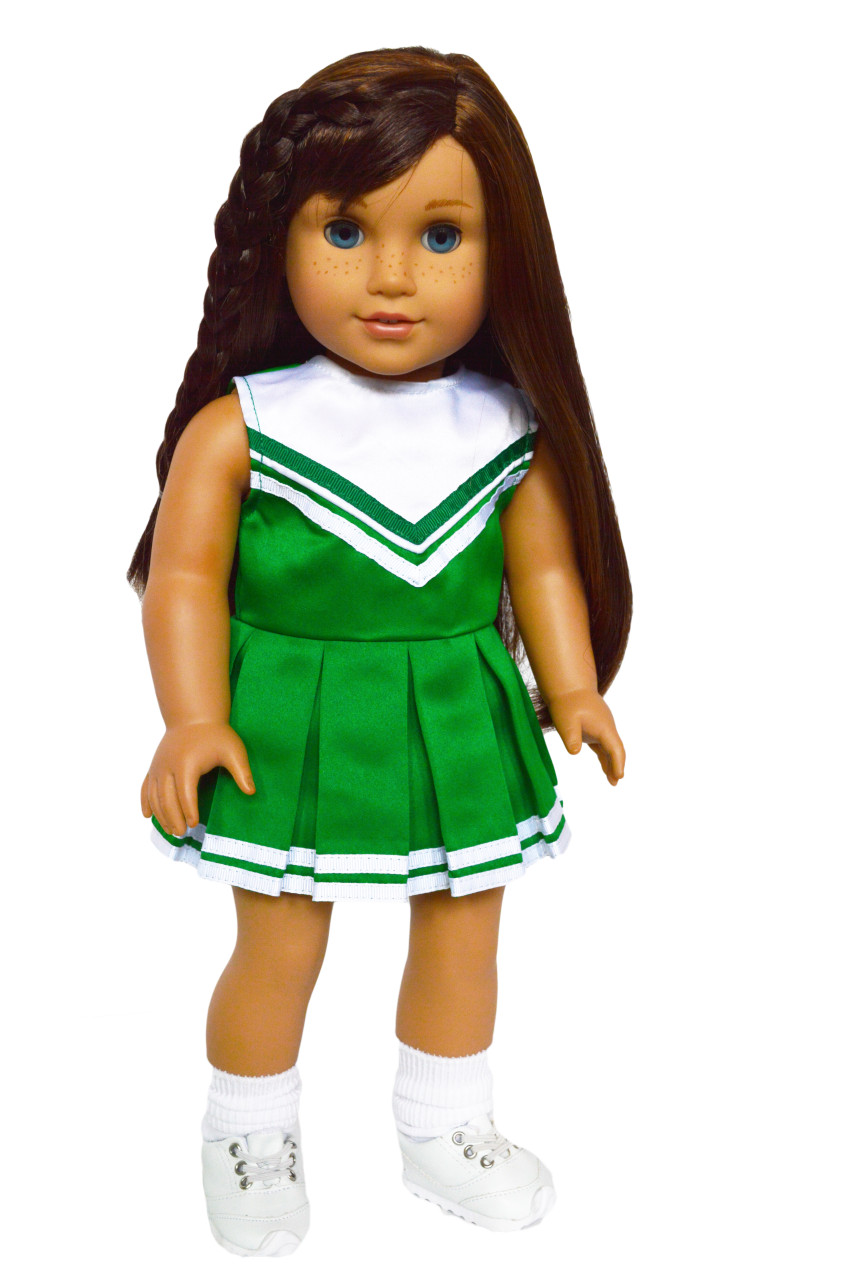 18 inch doll cheerleading outfit