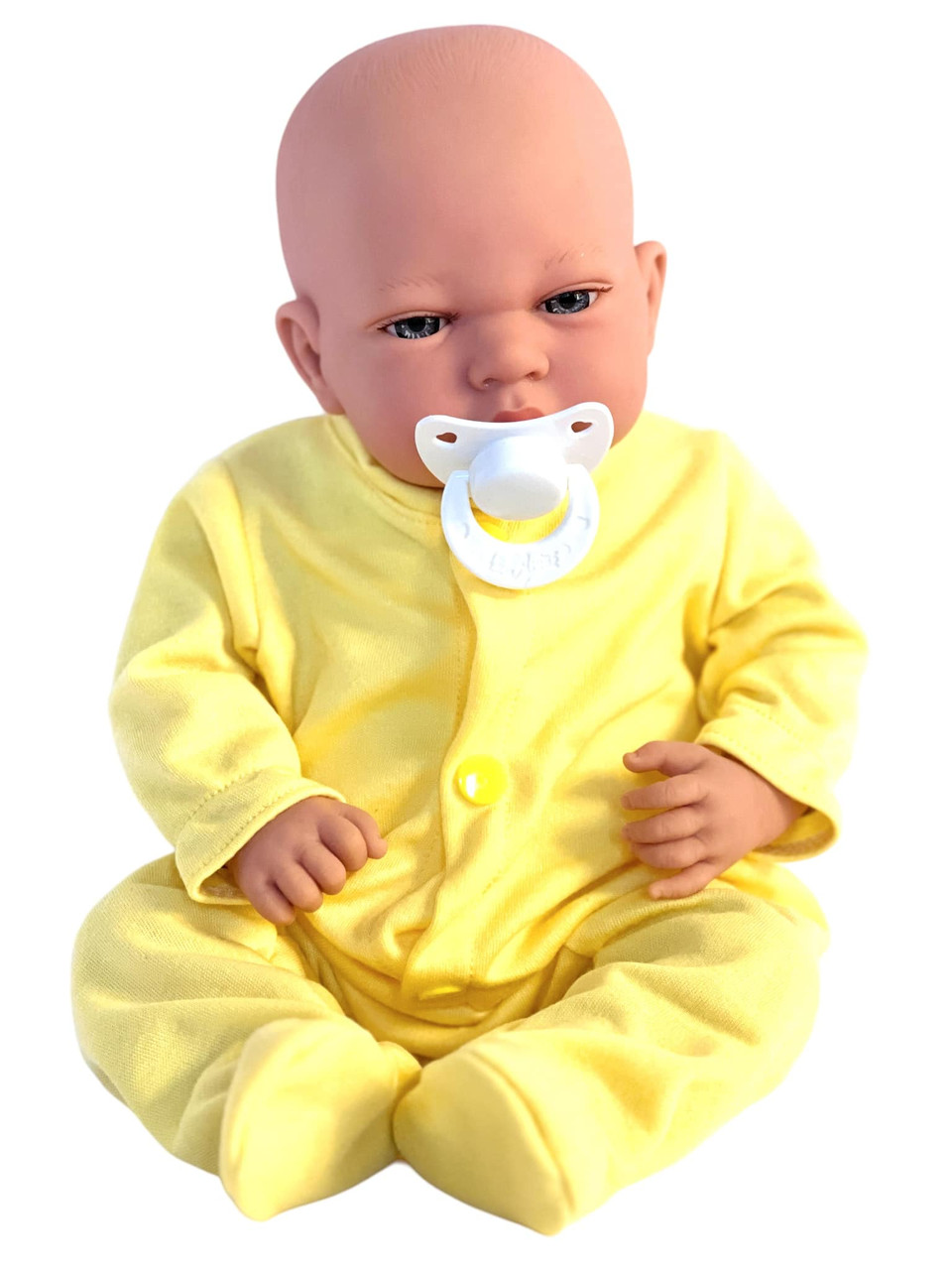 Pastel Yellow Onesis Fits Baby Dolls-15 Inch Baby Doll Clothes
