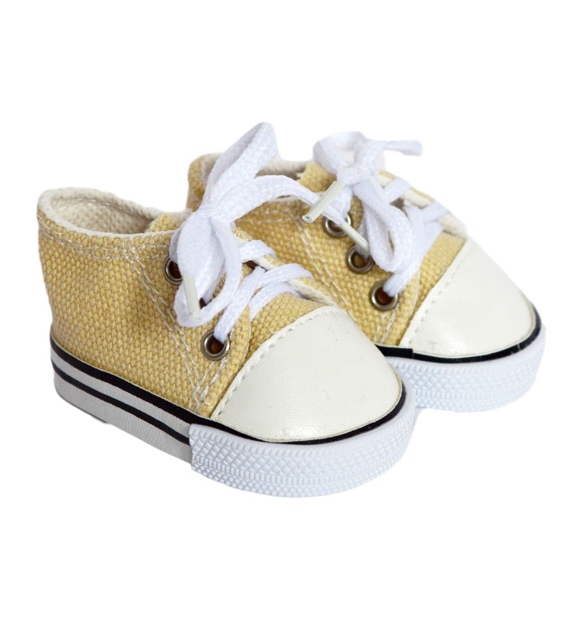 Camping Khaki Canvas Tennis Shoes Fits 18 Inch Dolls