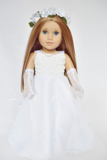 american girl wedding dress