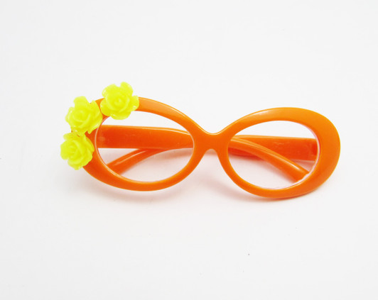 Tropical Orange Glasses For American Girl Dolls