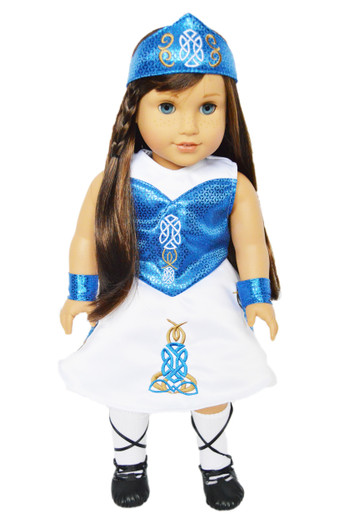 My Brittany's Blue Irish Dance Outfit for American Girl Dolls