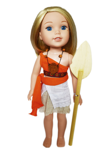 My Brittany's Moana Oufit for Wellie Wisher Dolls