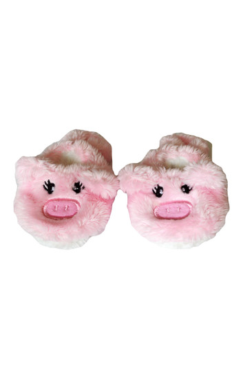 My Brittany's Little Piggy Slippers for Wellie Wisher Dolls- Glitter Girl Dolls and Hearts to Hearts Dolls- 14 Inch Doll Slippers