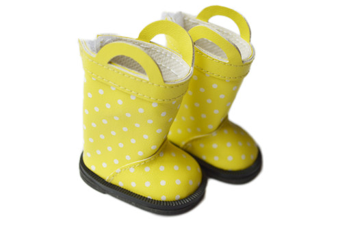  My Brittany's Yellow Dot Boots for American Girl Dolls
