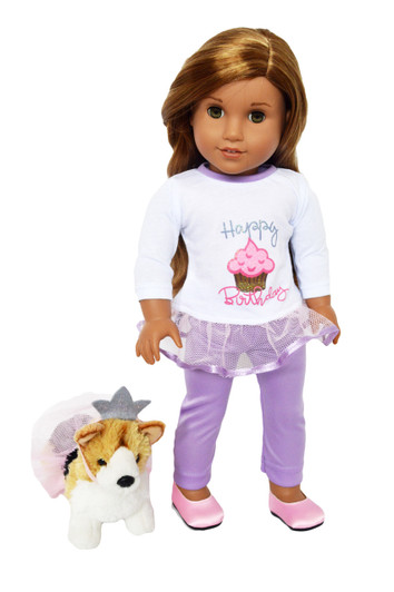 18 Inch Doll Clothes- Happy Birthday Outfit for 18 Inch Dolls