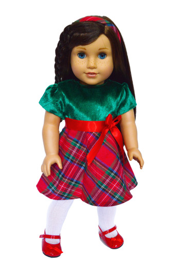american girl doll christmas dresses
