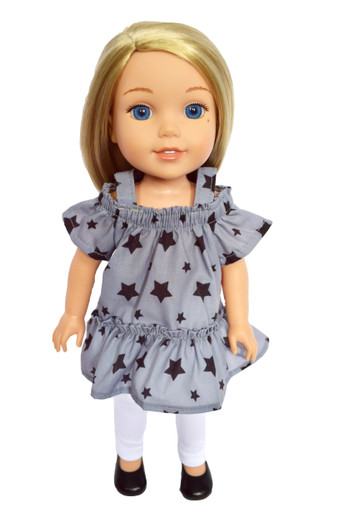 Modern Stars Outfit Fits 14 Inch Wellie Wisher Dolls