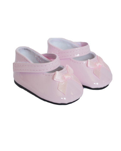 Pink Bow Mary Janes Fits 18 Inch Dolls