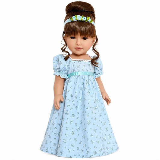 18 inch doll regency gown