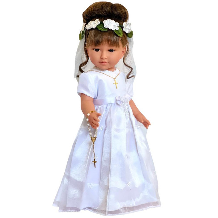 18 inch doll communion gown