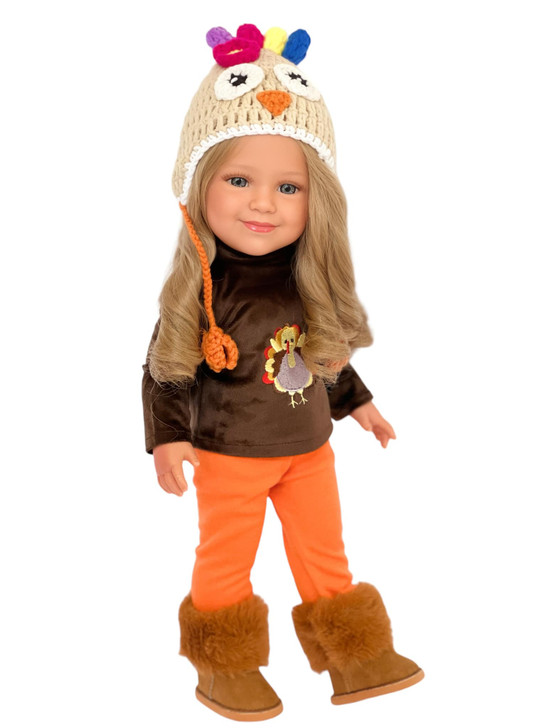 18 Inch Doll Clothes- Seasonal Turkey Outfit