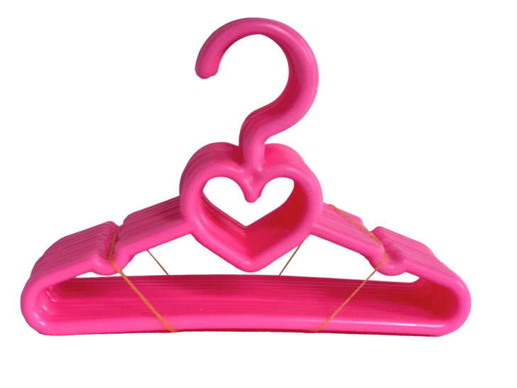 My Brittany's 5.5 Pink Heart Hangers for 14" Dolls