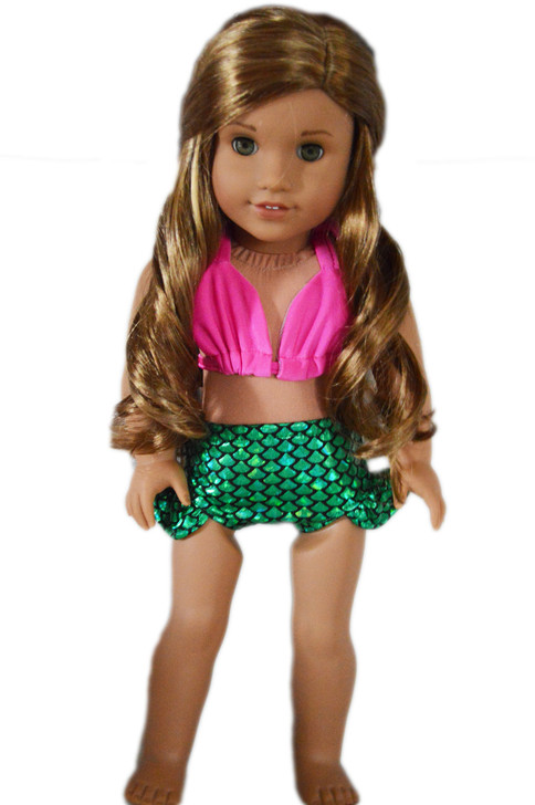 Mermaid Outfit Fits 18 Inch Fashion Girl Dolls