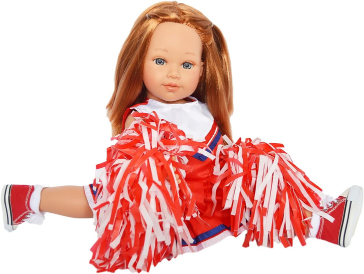 18 Inch Doll Clothes- Red Cheerleader Outfit