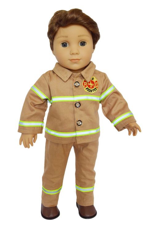 My Brittany's Fireman with Hat for American Girl Boy Dolls