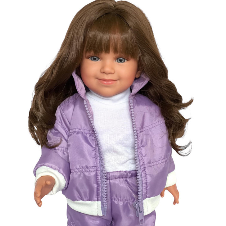 18 Inch Doll Clothes- Purple Snowsuit Fits 18 Inch Dolls