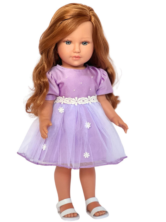 18 Inch Doll Clothes- Lavender Party Dress for 18" Dolls