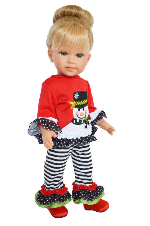 My Brittany's Snowman Outfit for American Girl Dolls- 18 Inch Doll Clothes