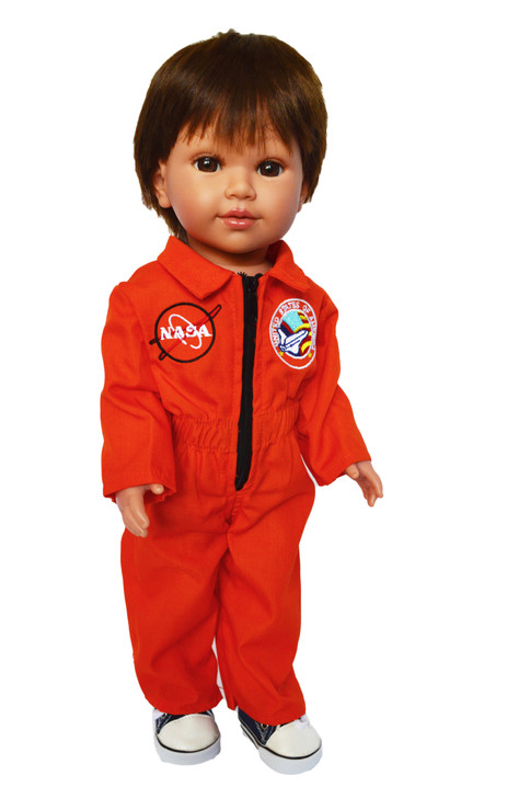 My Brittany's Orange Nasa Astronaut Outfit for American Girl Dolls- 18 Inch Doll Clothes