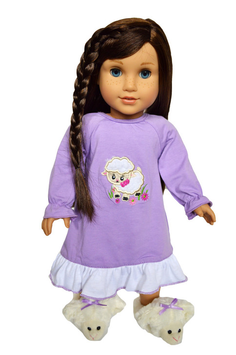 My Brittany's Lamb Nightgown for  American Girl Dolls