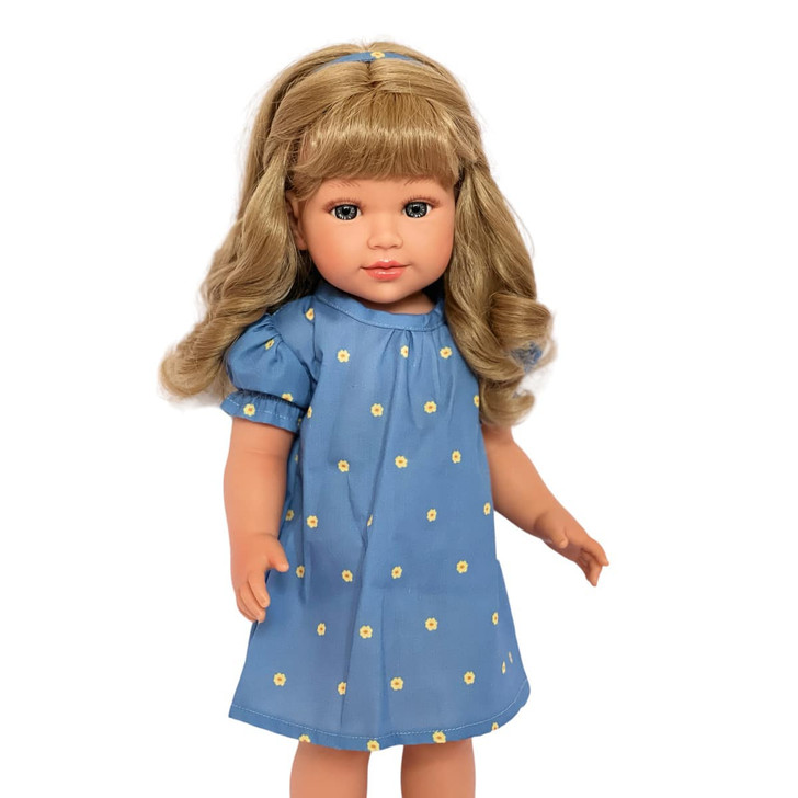18 Inch Doll Clothes- Sunshine Sunflowers Dress with Headband